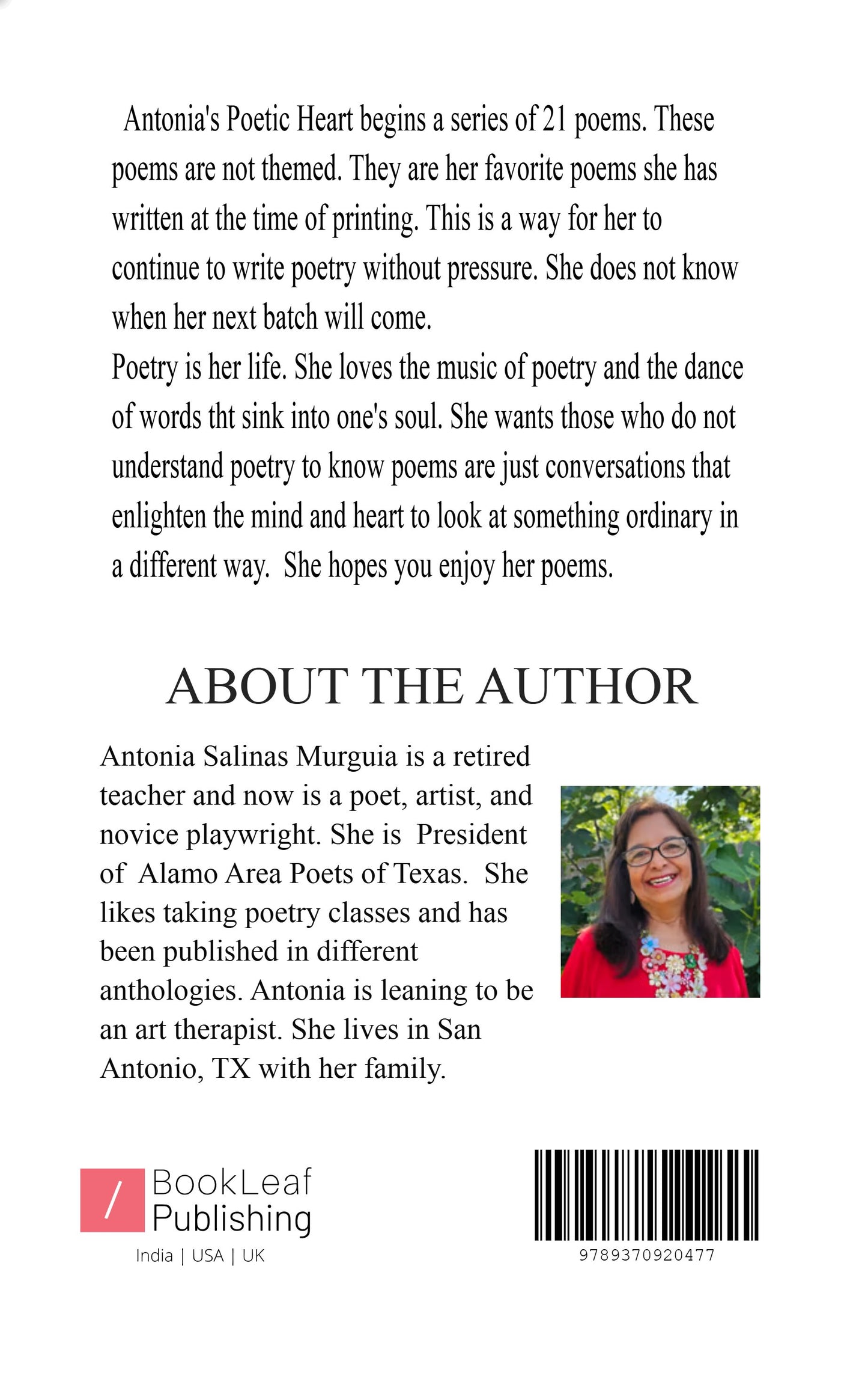 Antonia's Poetic Heart