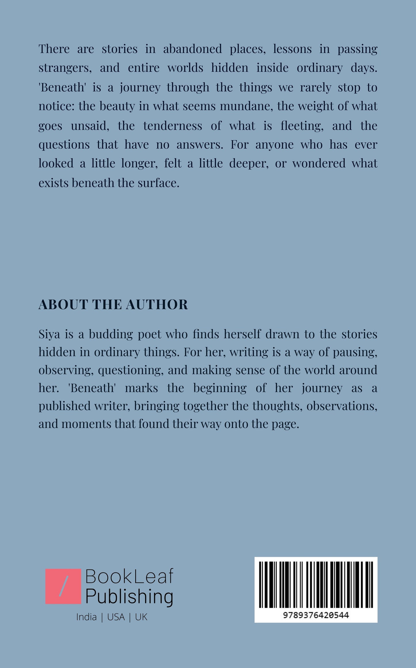 Beneath