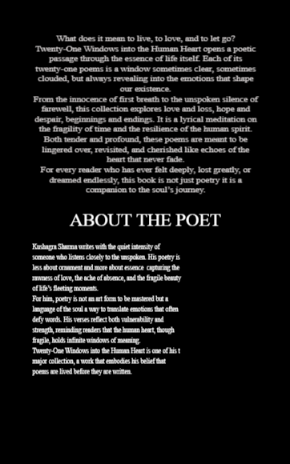 Twenty-One Windows into the Human Heart