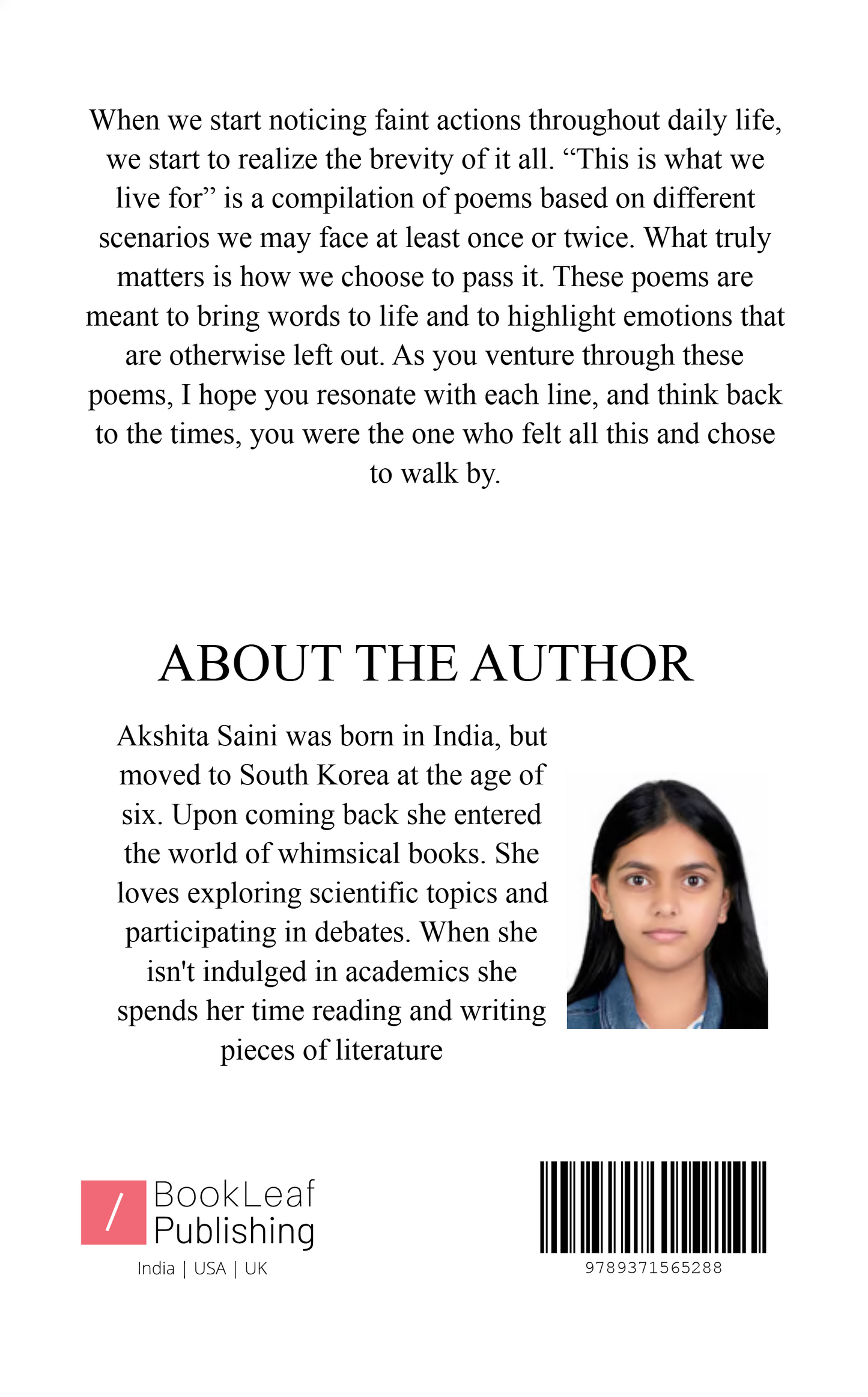 This is what we live for