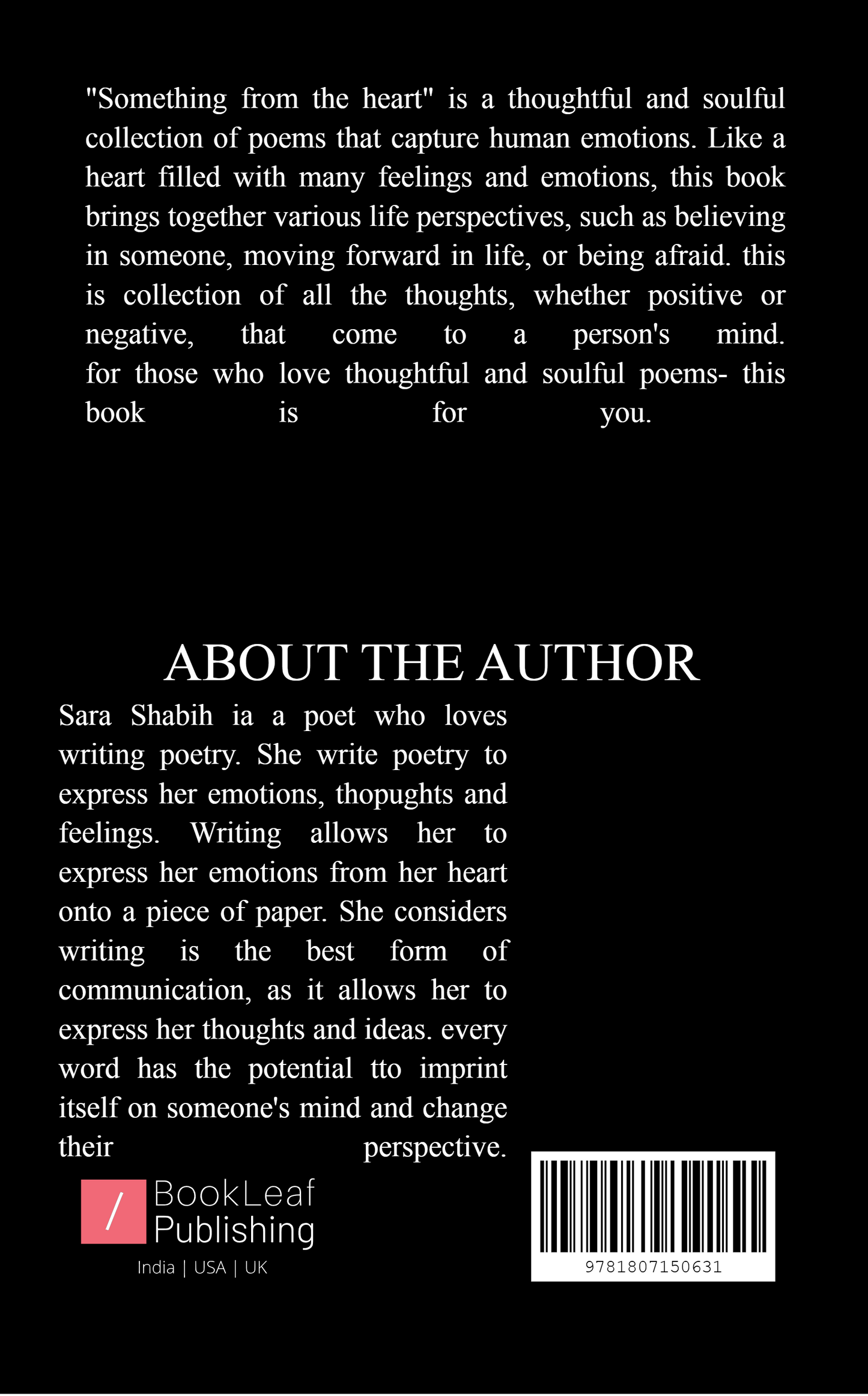 Something from the heart