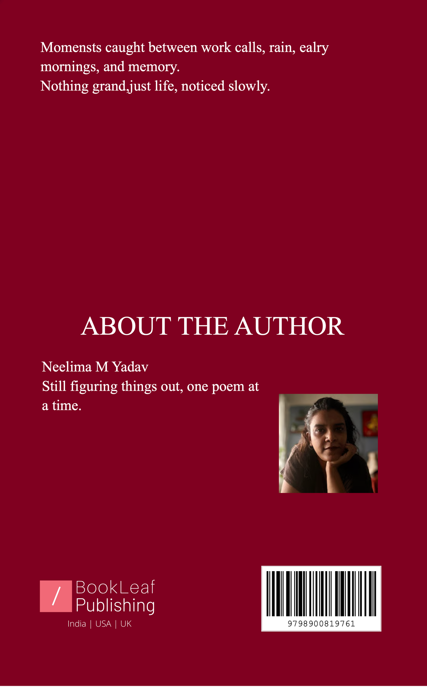 All the Things I thought of Once