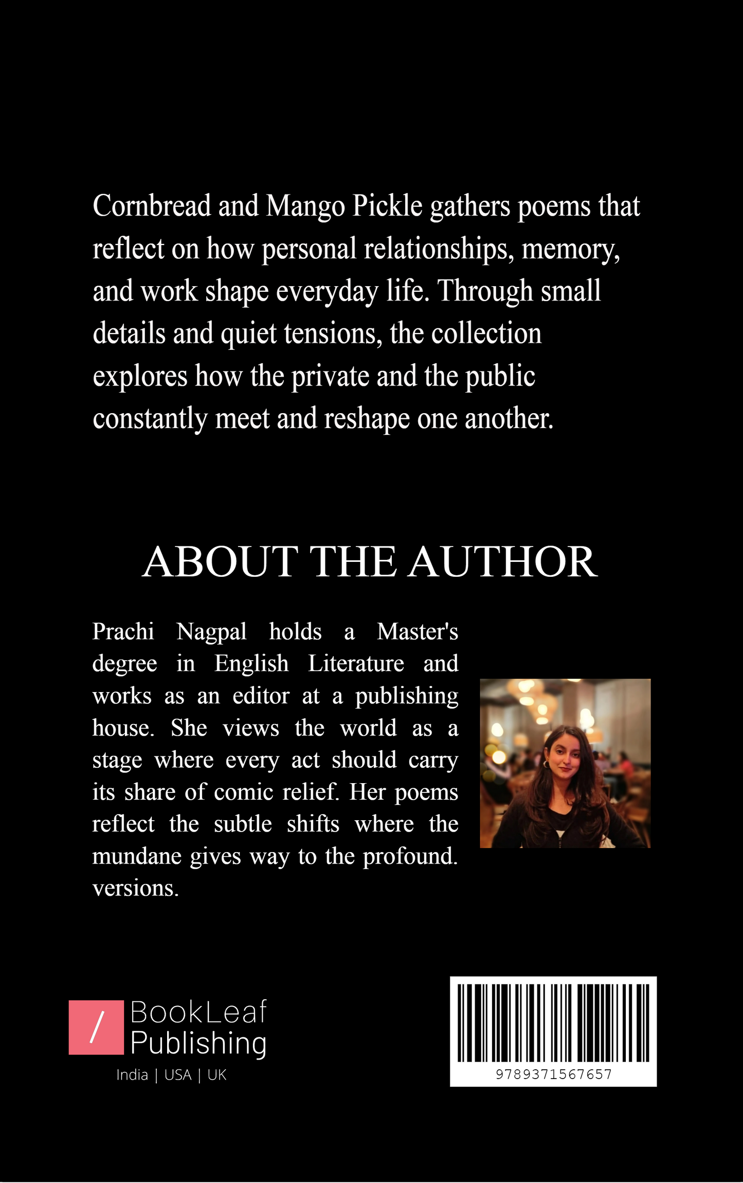 Cornbread and Mango Pickle