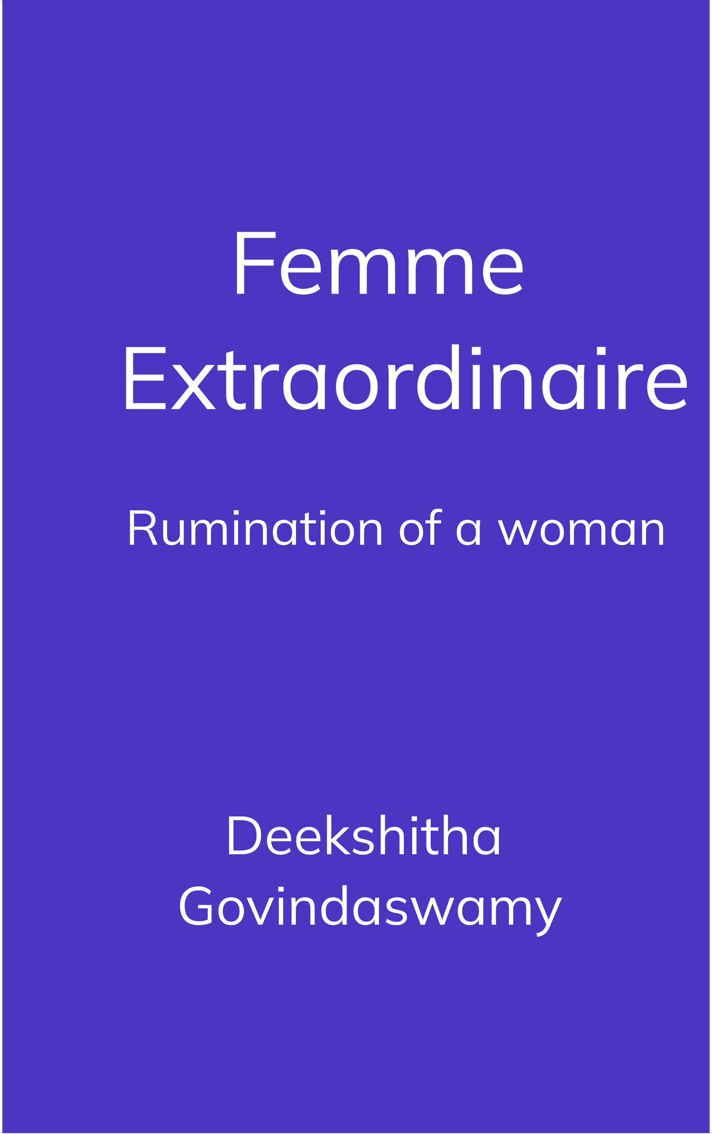 Femme Extraordinaire