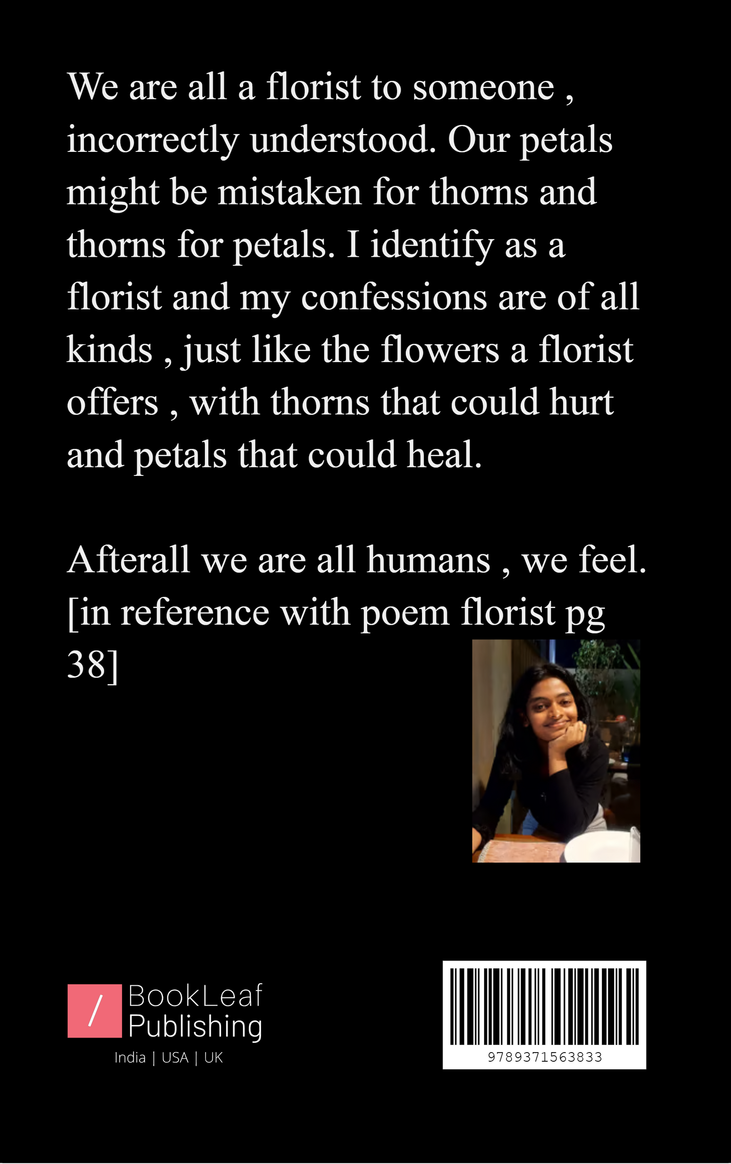 CONFESSIONS BY A FLORIST