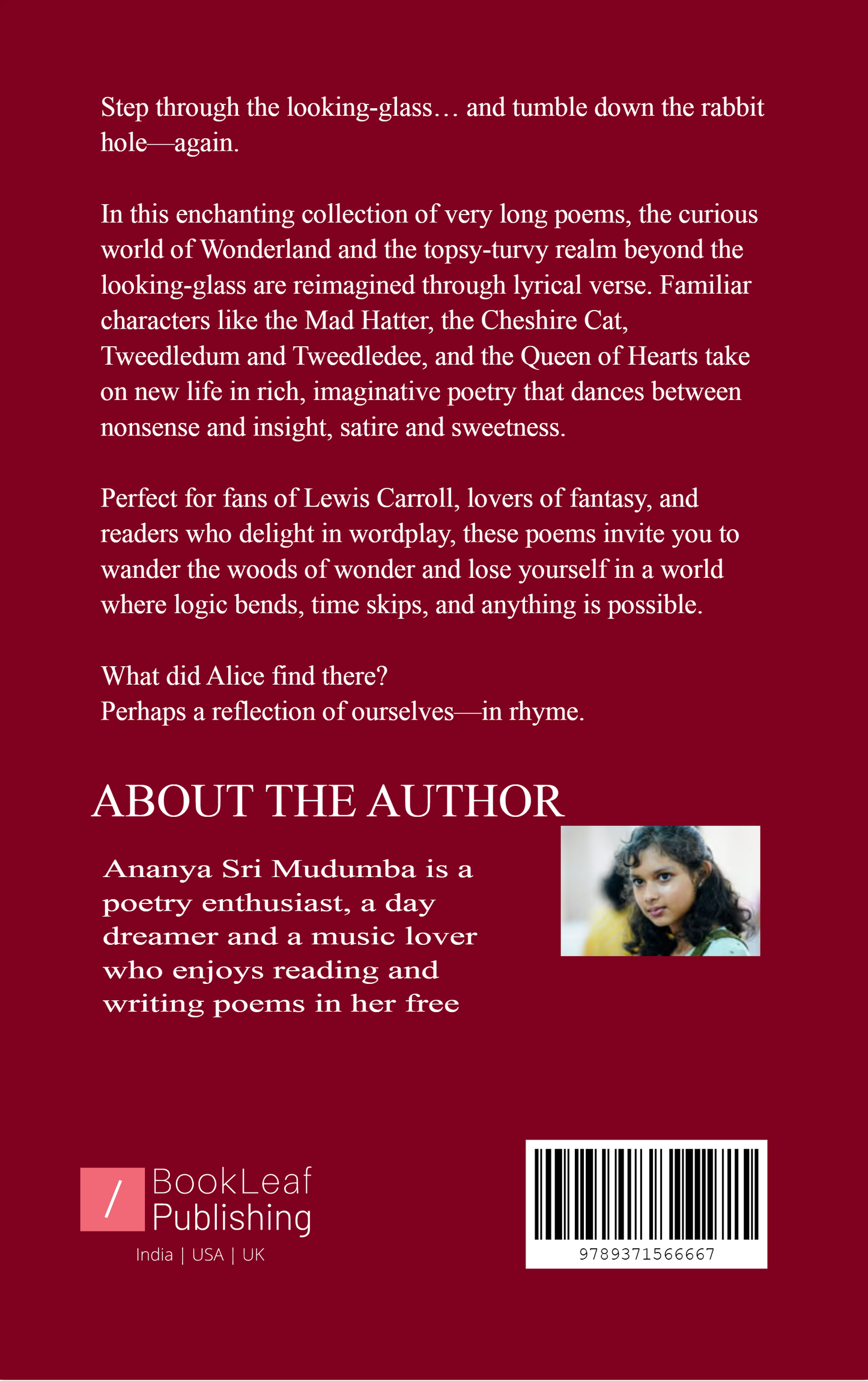 Alice's book of poetry
