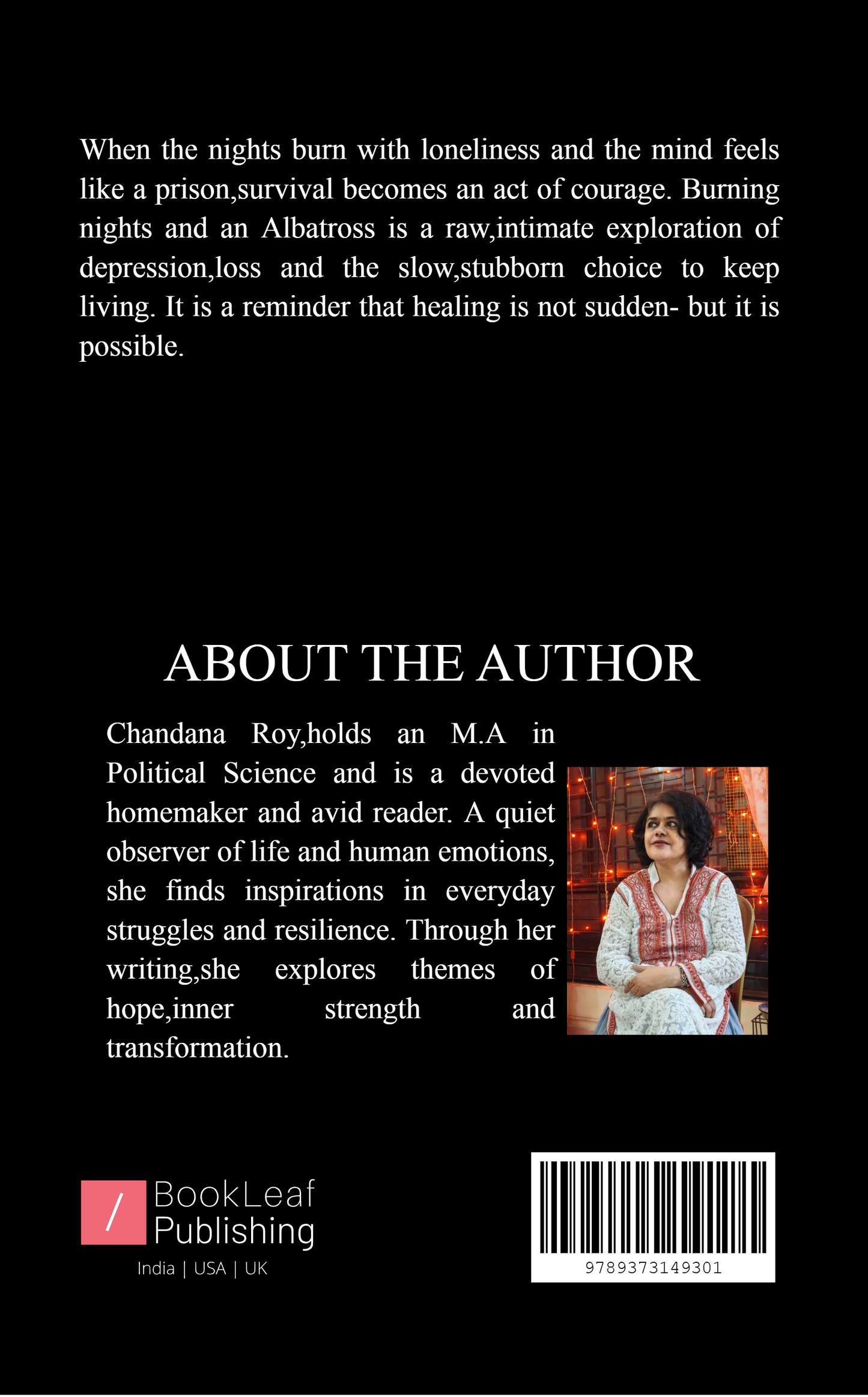 BURNING NIGHTS AND AN ALBATROSS