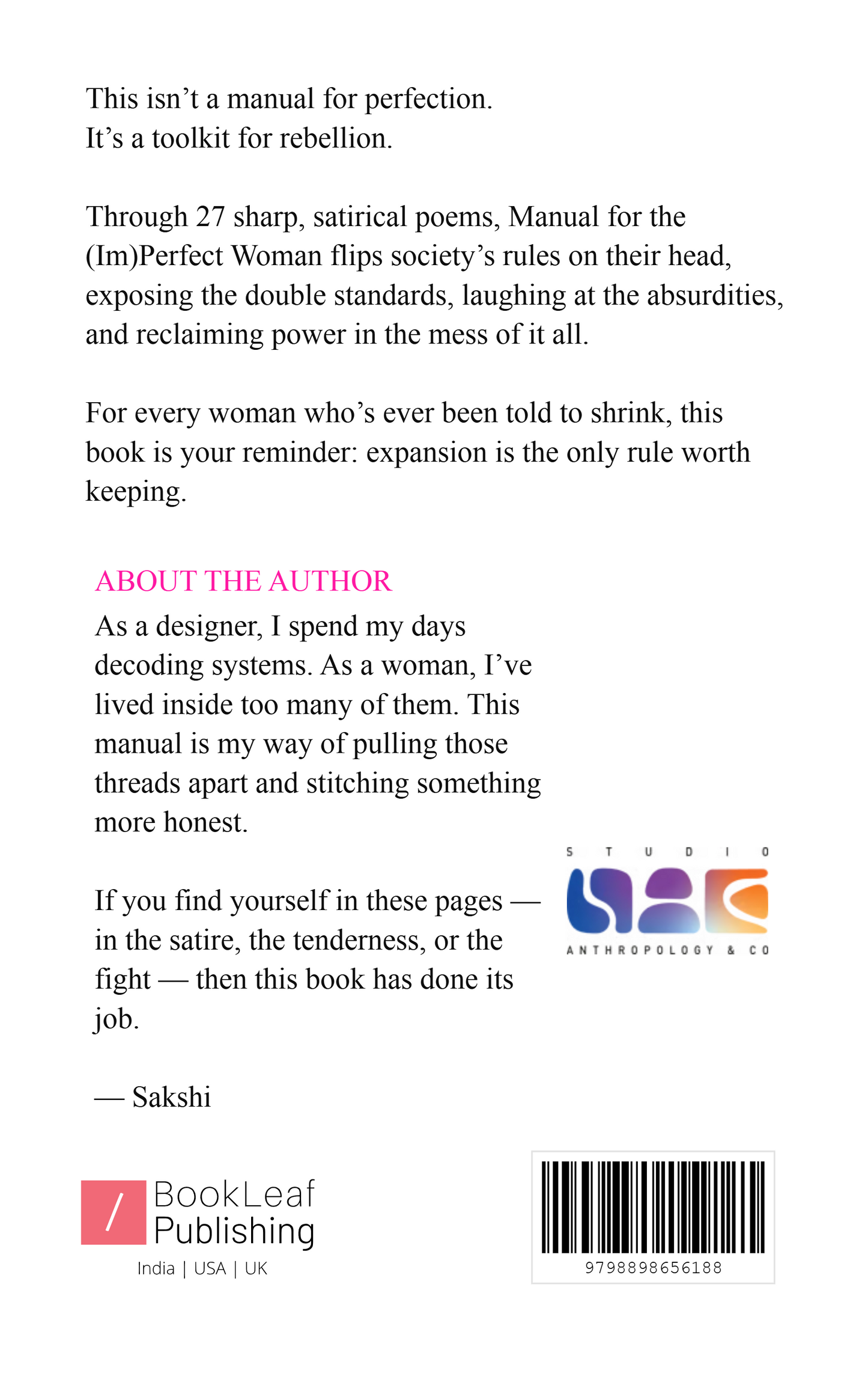 A manual for (Im)perfect Women