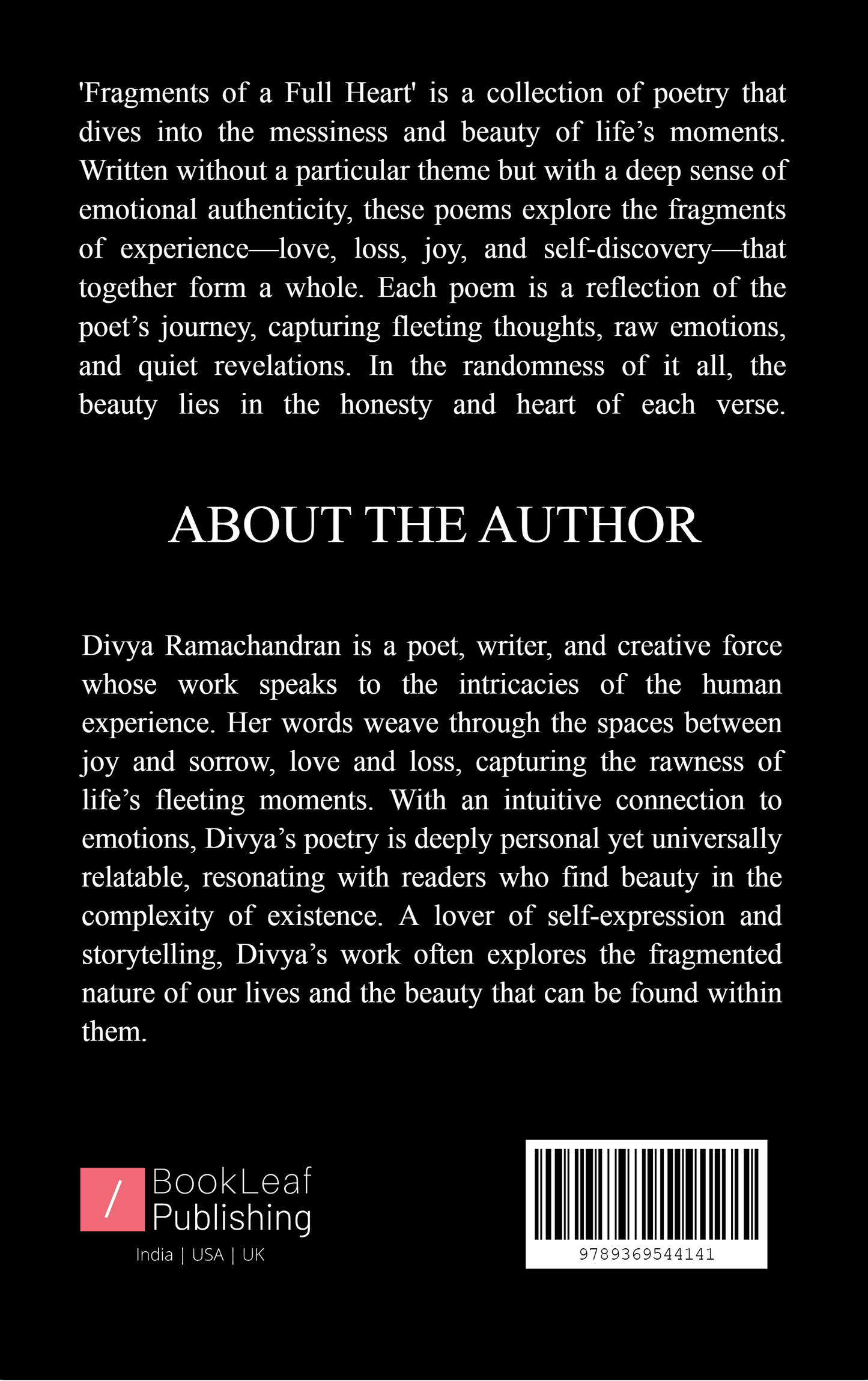 Fragments of a Full Heart