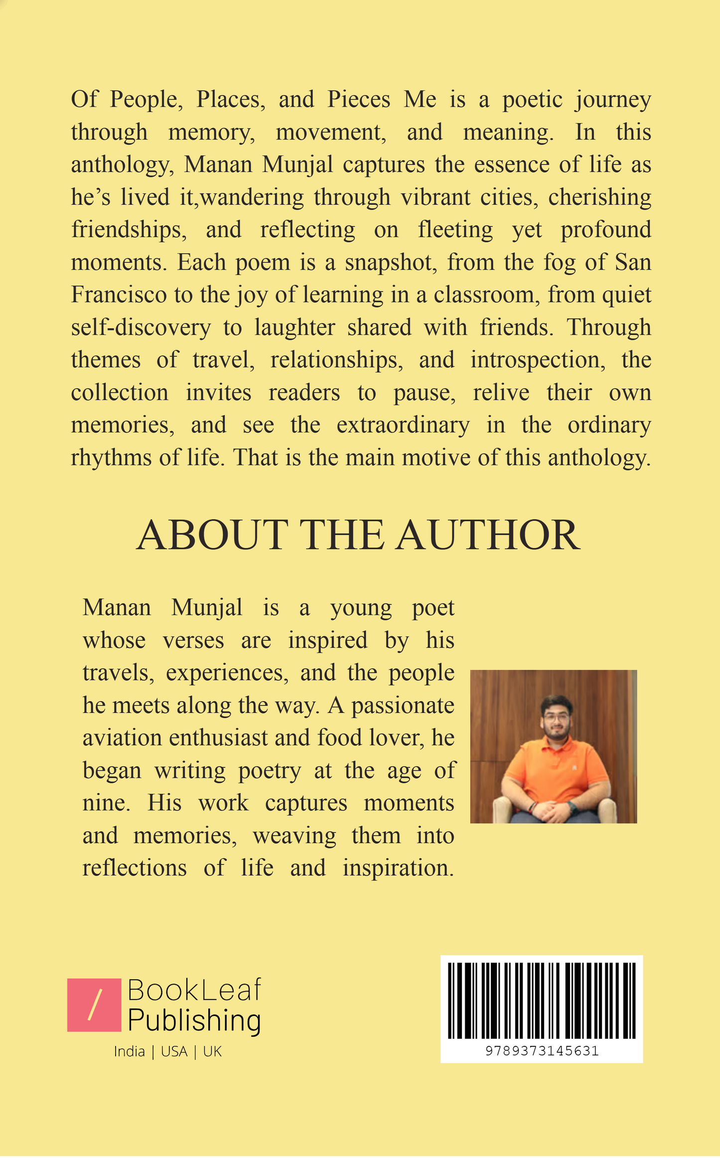 Of Places, People and Pieces of Me