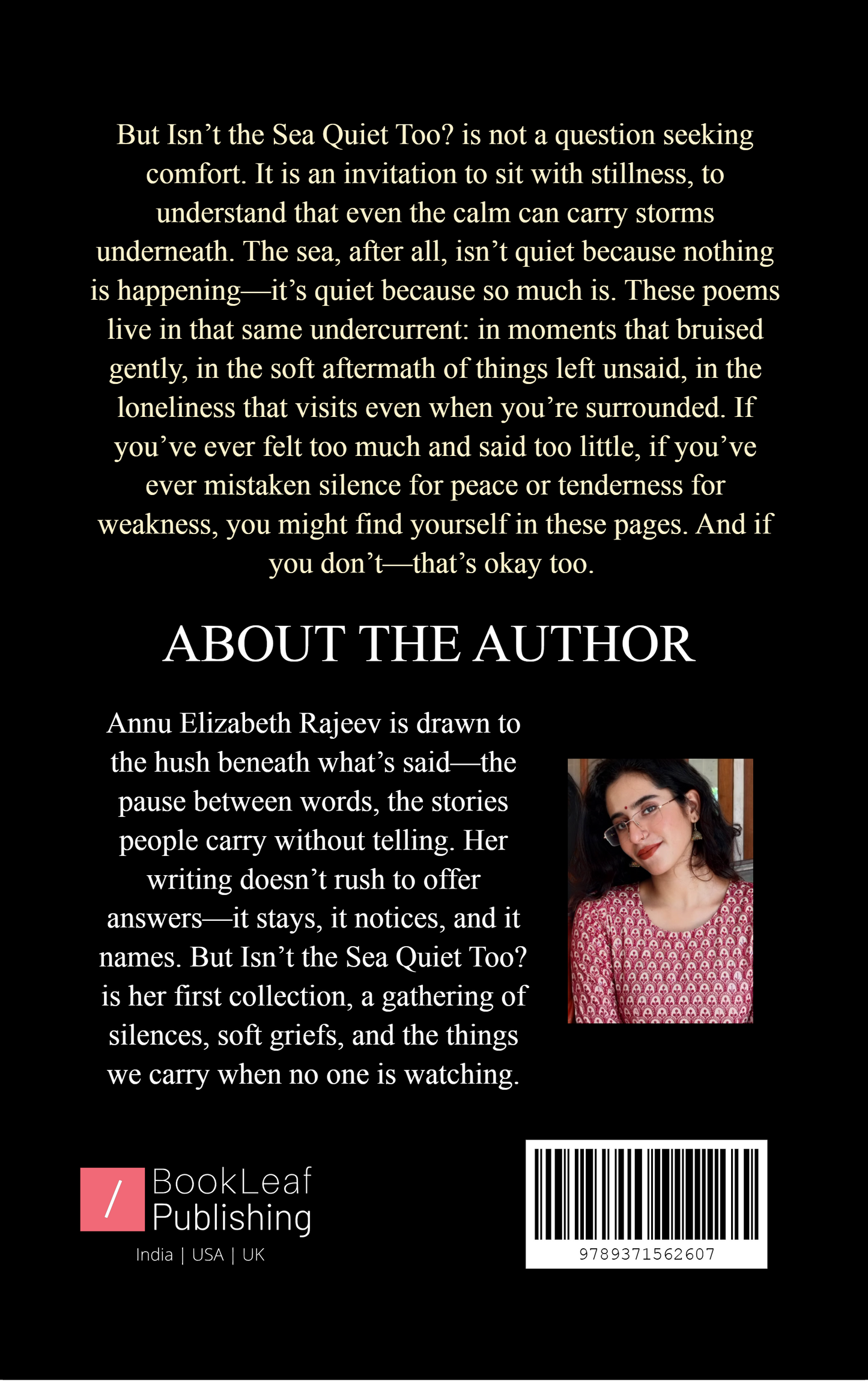 But isn't the Sea Quiet too?