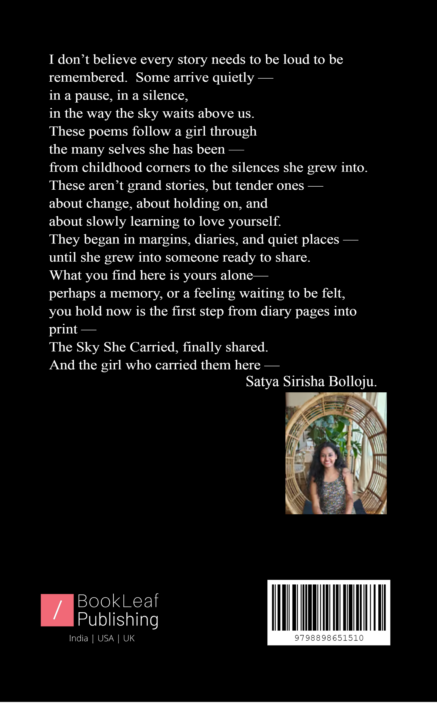 The Sky She Carried.