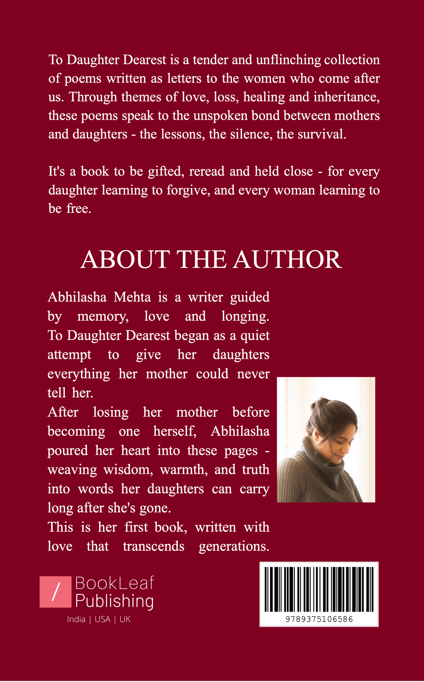 To Daughter Dearest