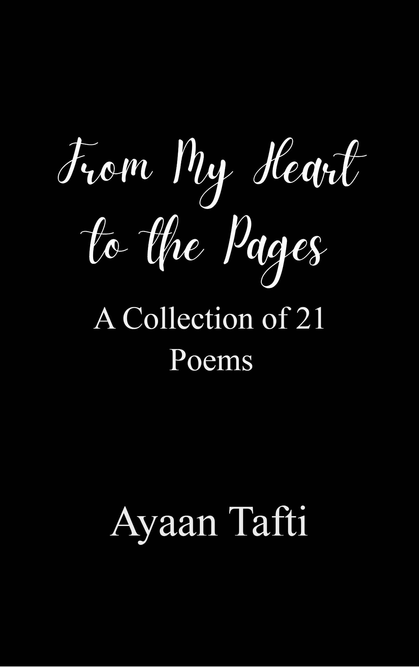 From my heart to the pages
