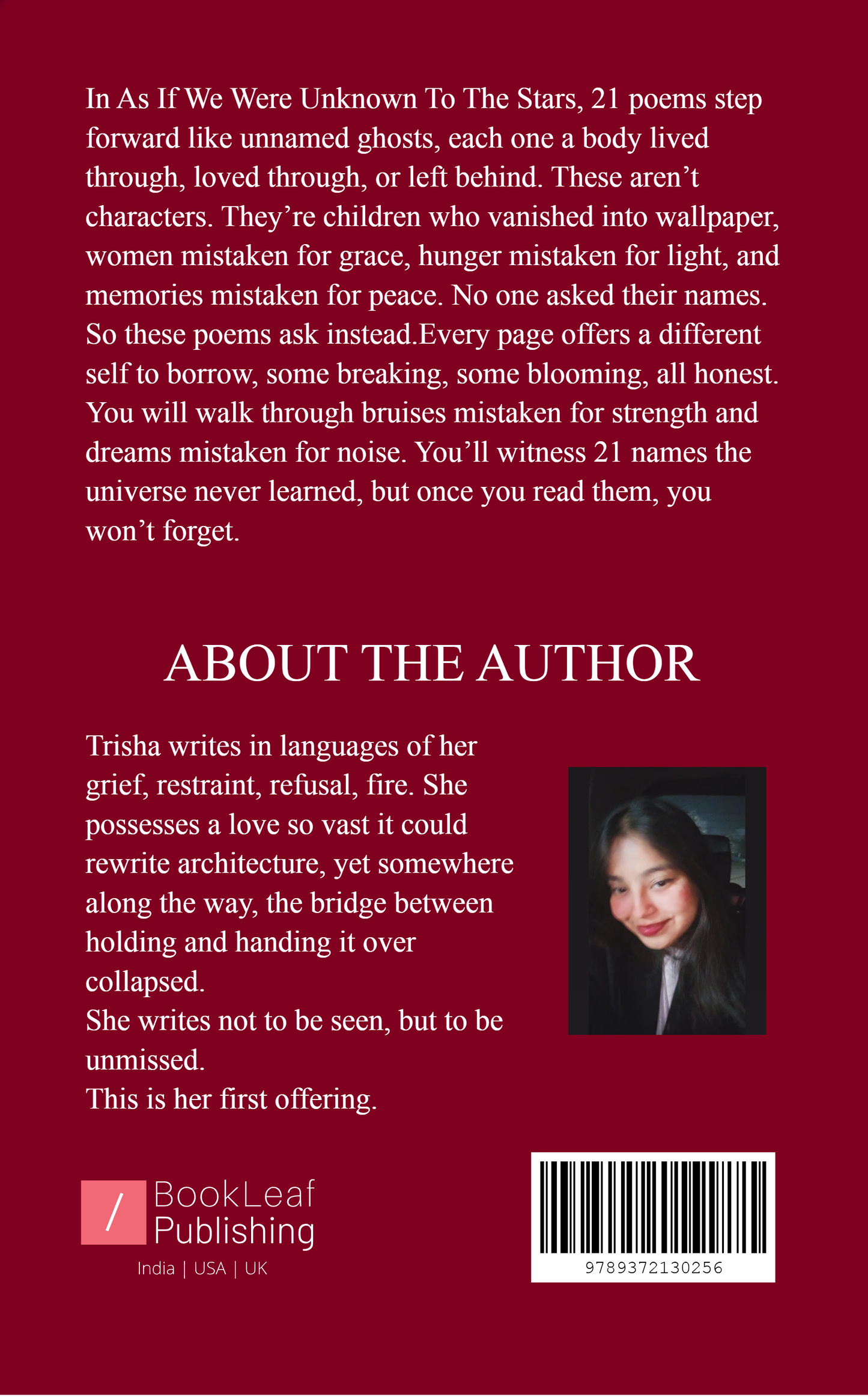 As If We Were Unknown to the Stars