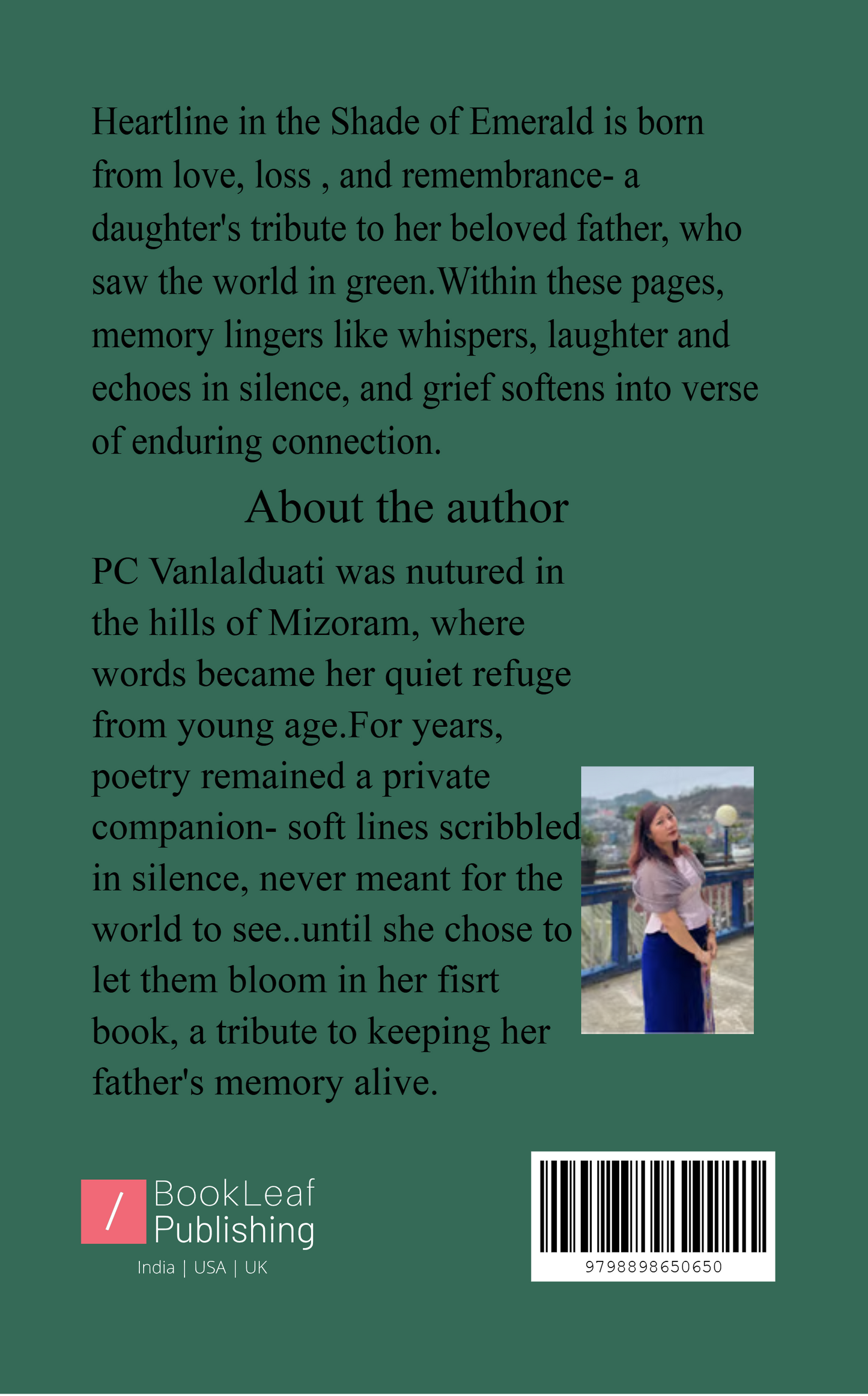 Heartline in The Shade of Emerald