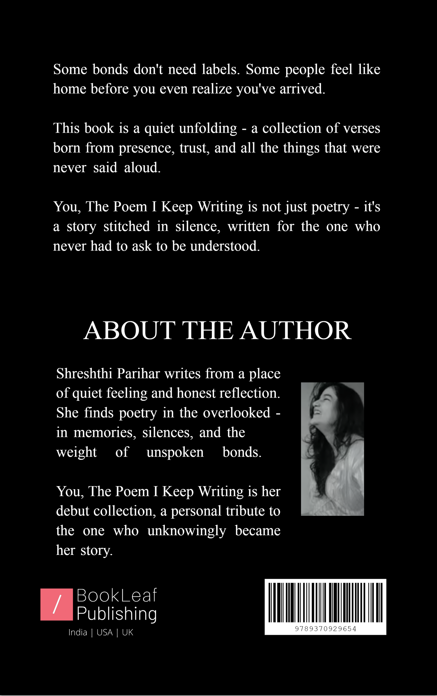 You, the Poem I Keep Writing