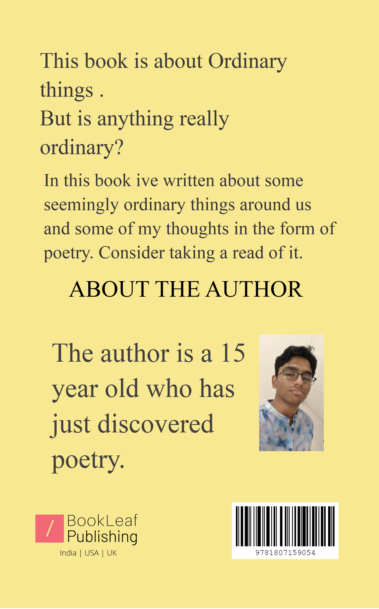 The Ordinary author