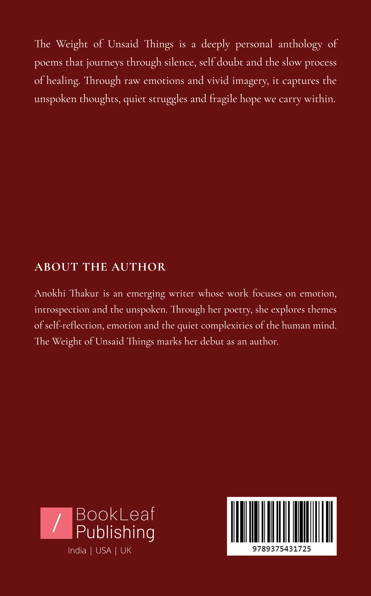 The Weight of Unsaid Things