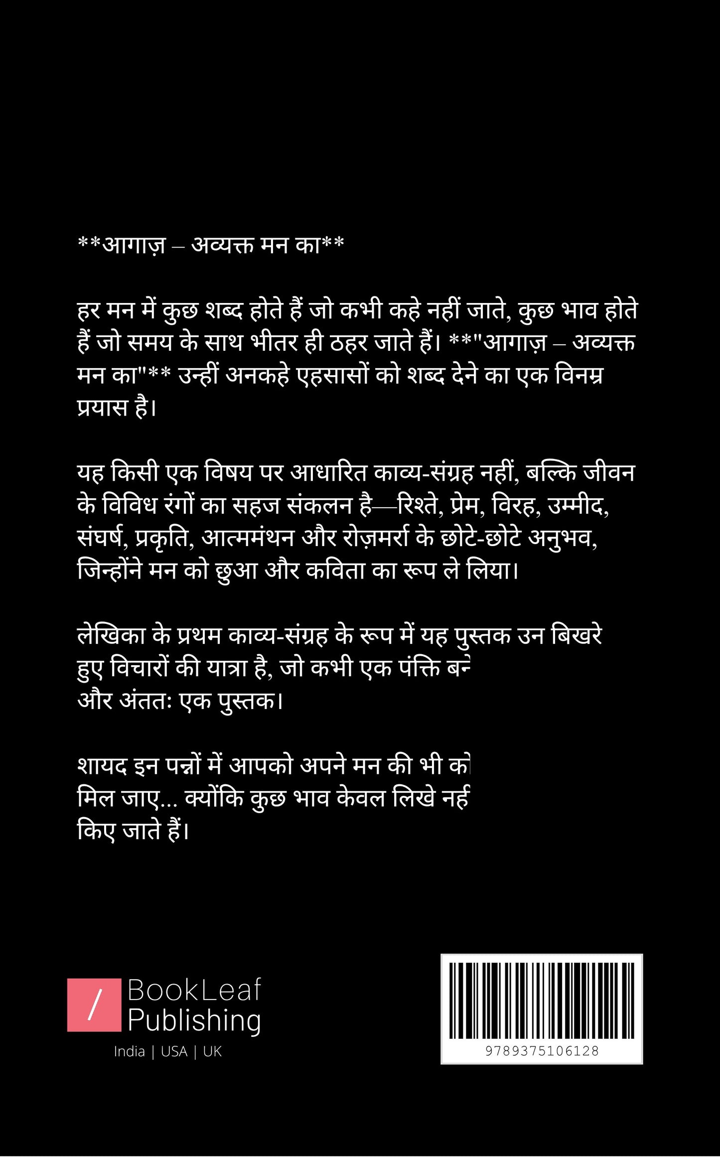 आगाज़ - अव्यक्त मन का