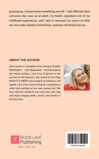 Poems to my younger self