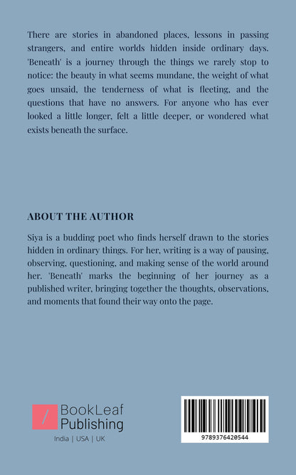 Beneath