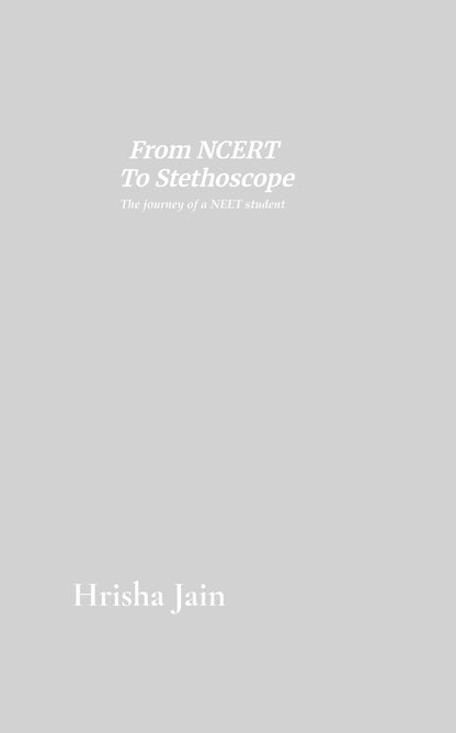 From NCERT to Stethoscope