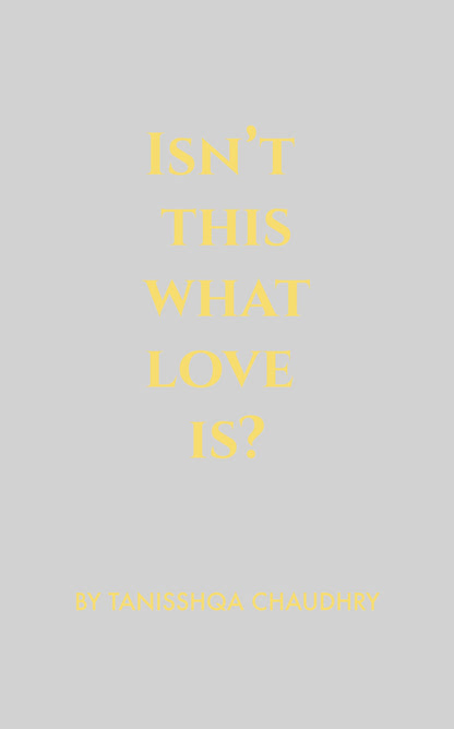Isn't this what love is?