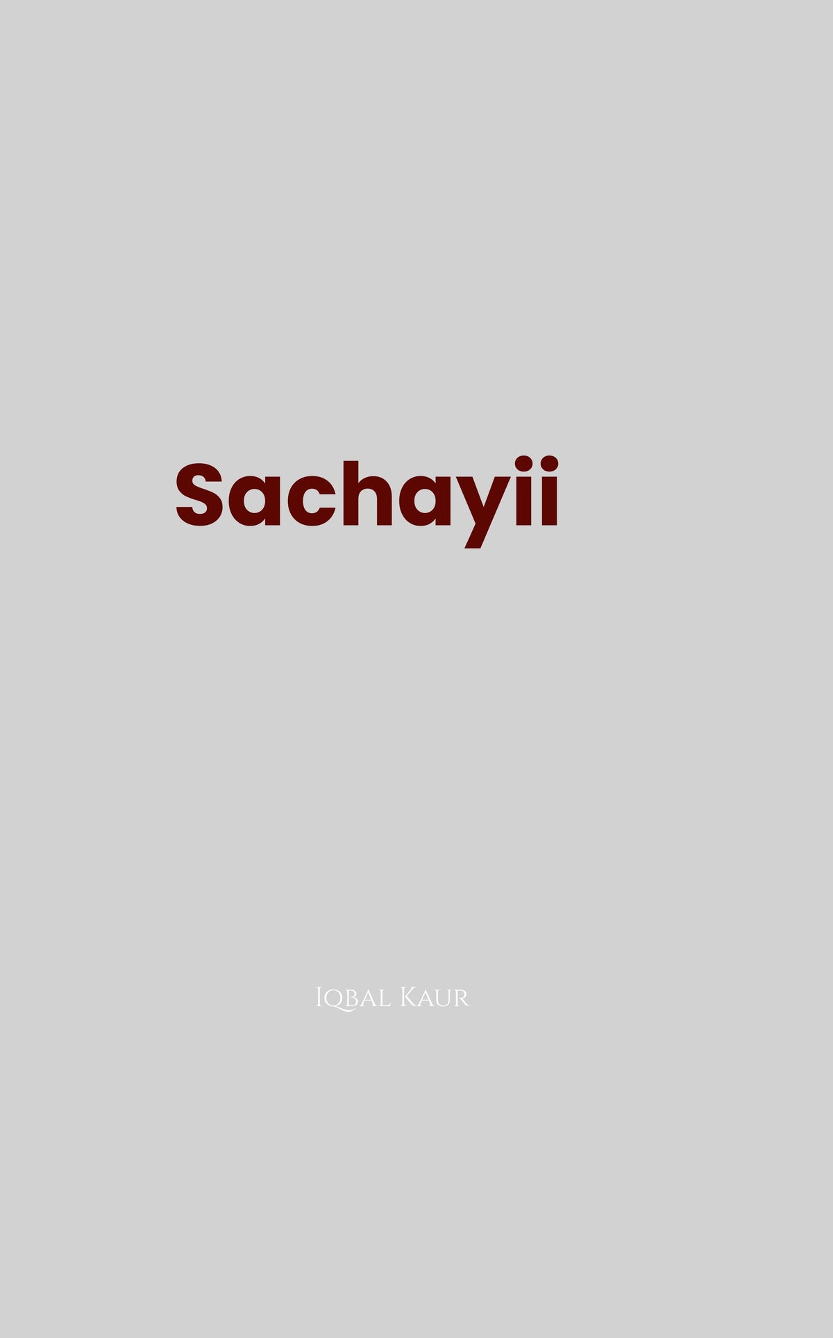 Sachayii