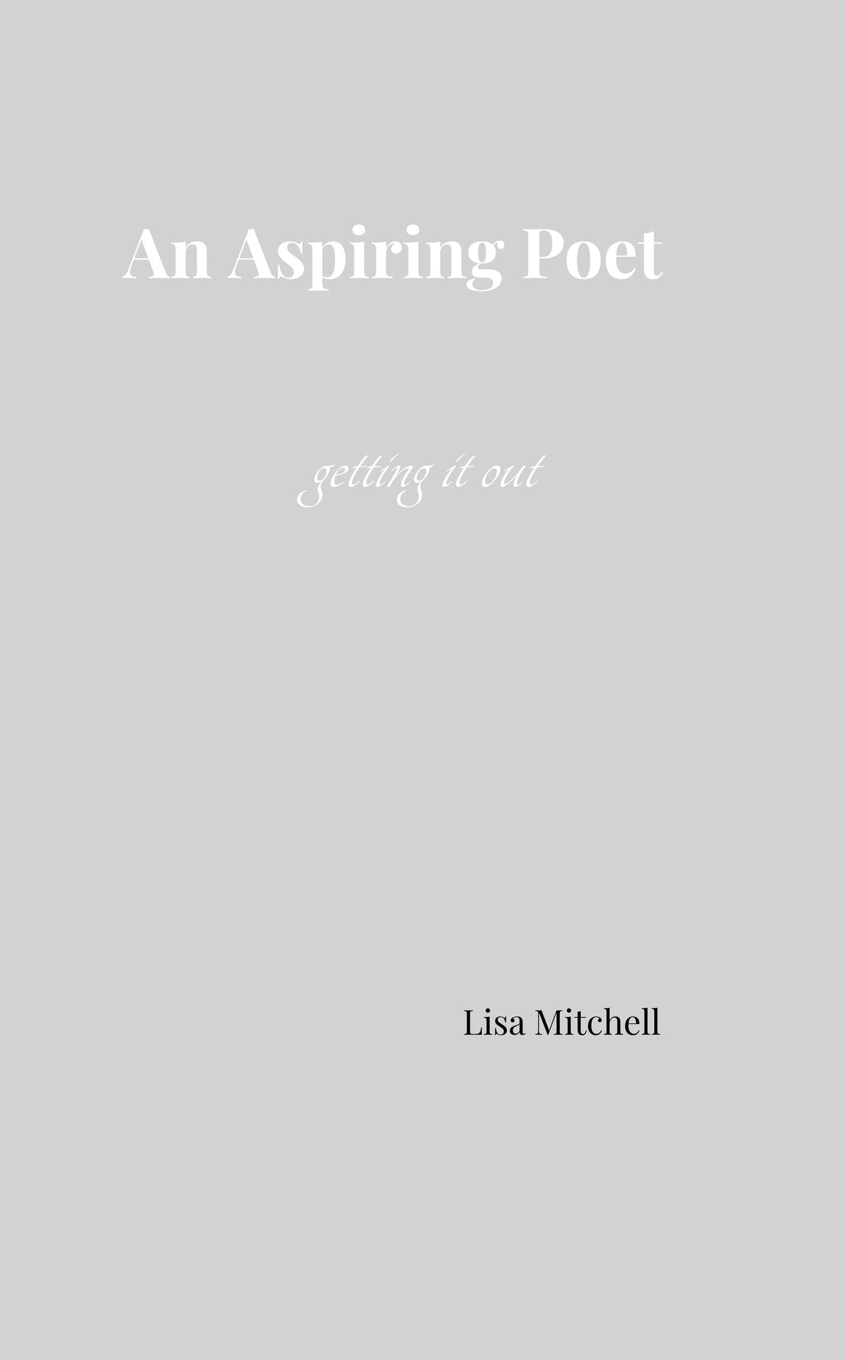 An Aspiring Poet