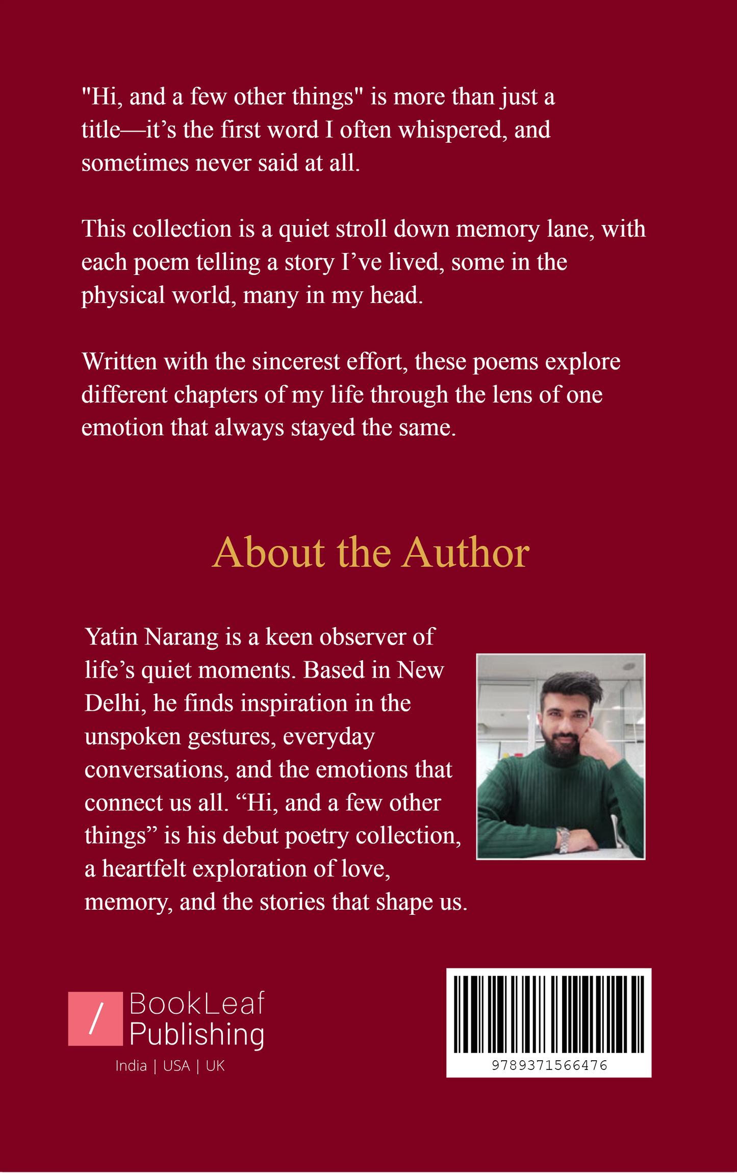 Hi, and a few other things