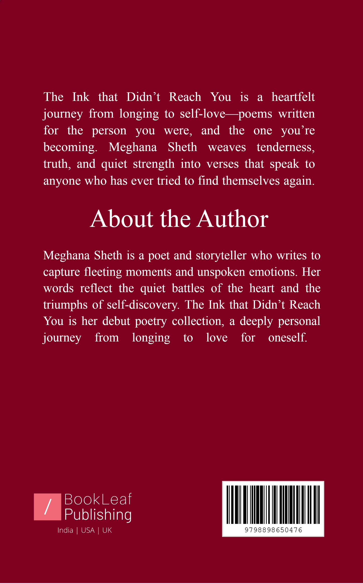 The ink that didn't reach you