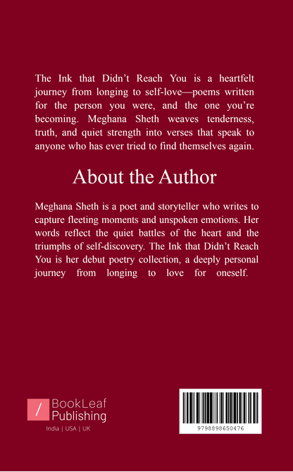 The ink that didn't reach you