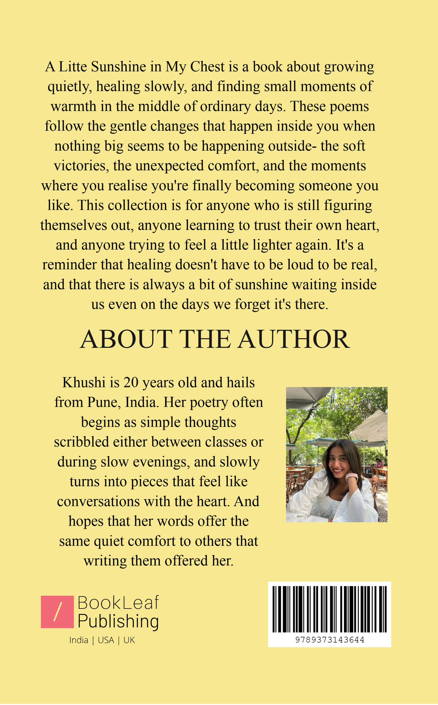 A Little Sunshine In My Chest