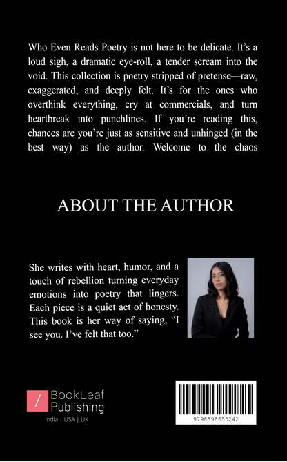 Who even reads poetry?