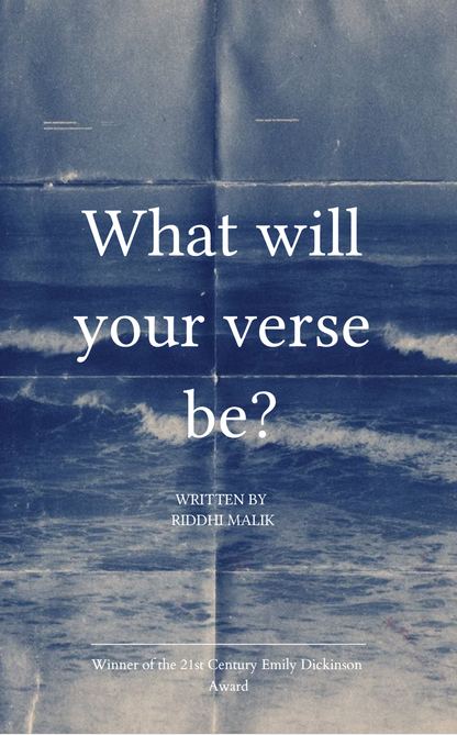 What will your verse be?