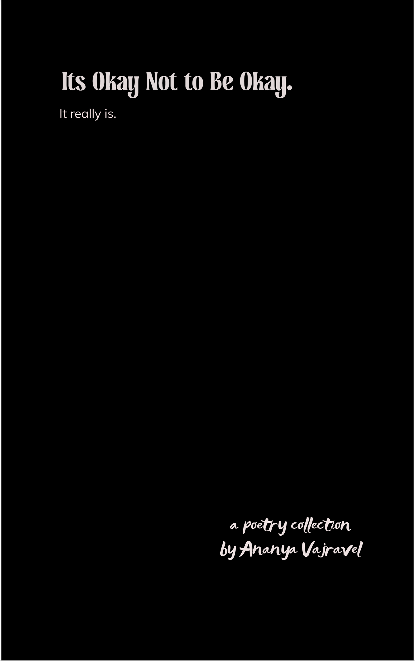 It’s Okay Not to be Okay