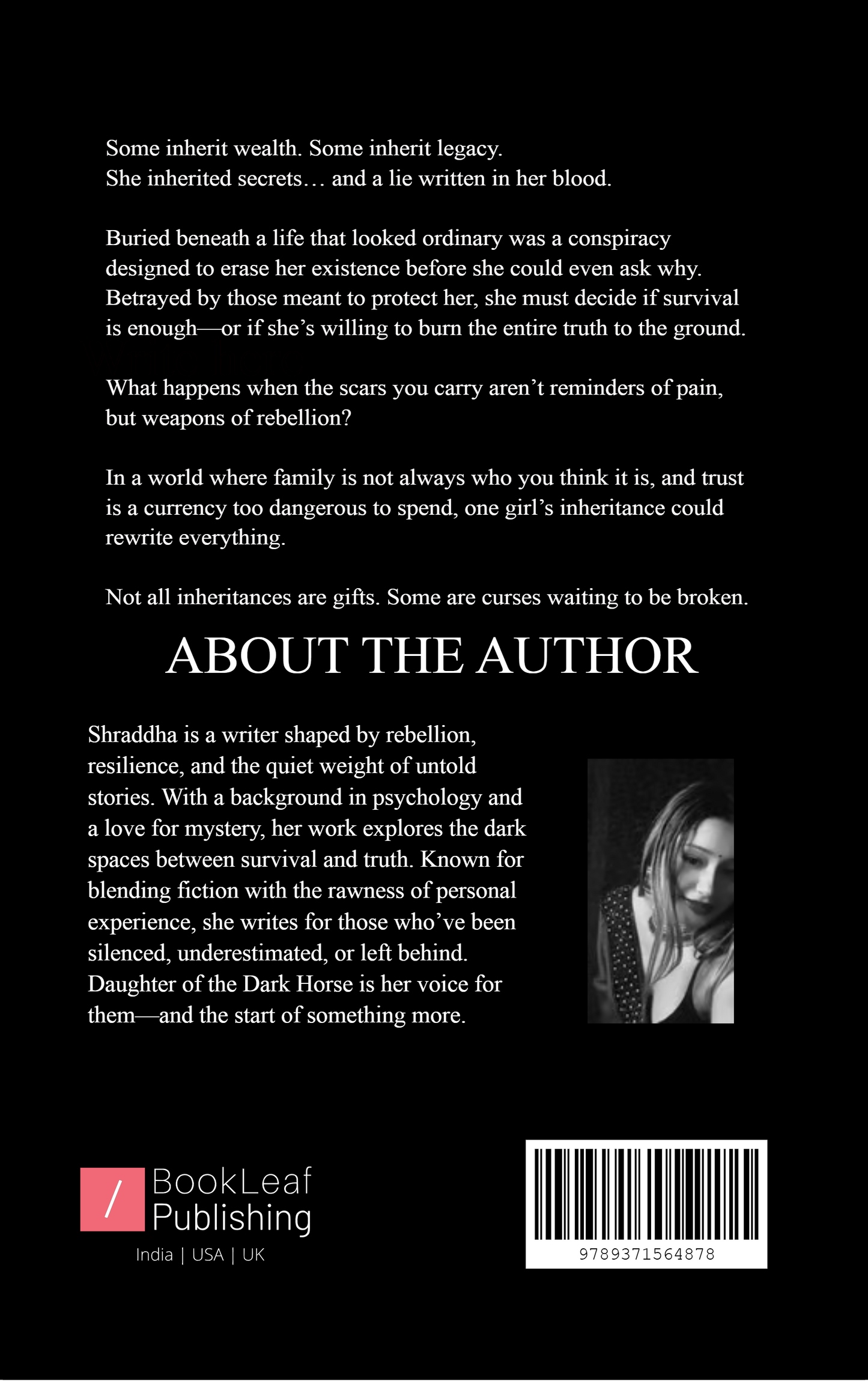“Daughter of the Dark Horse”