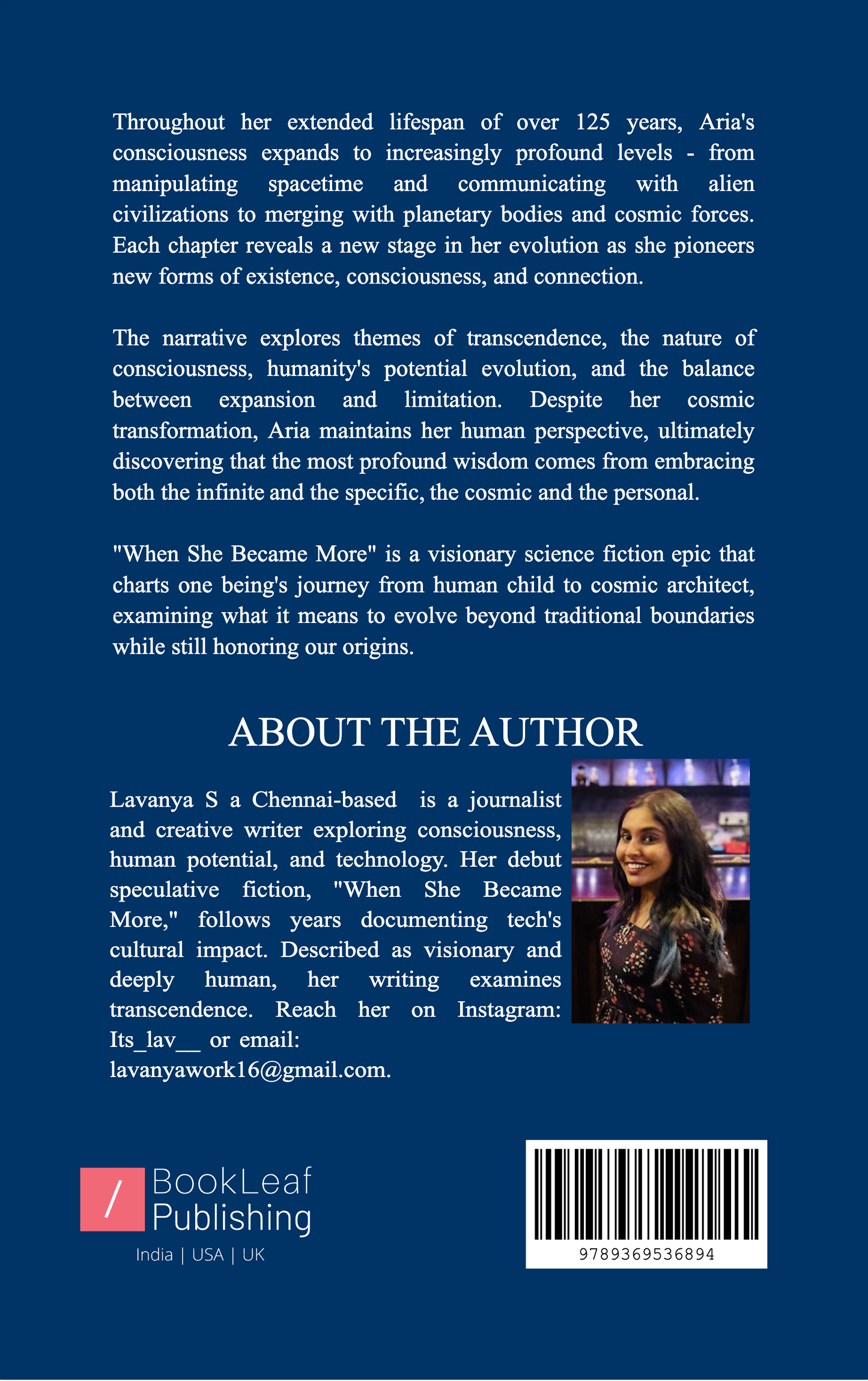 WHEN SHE BECAME MORE