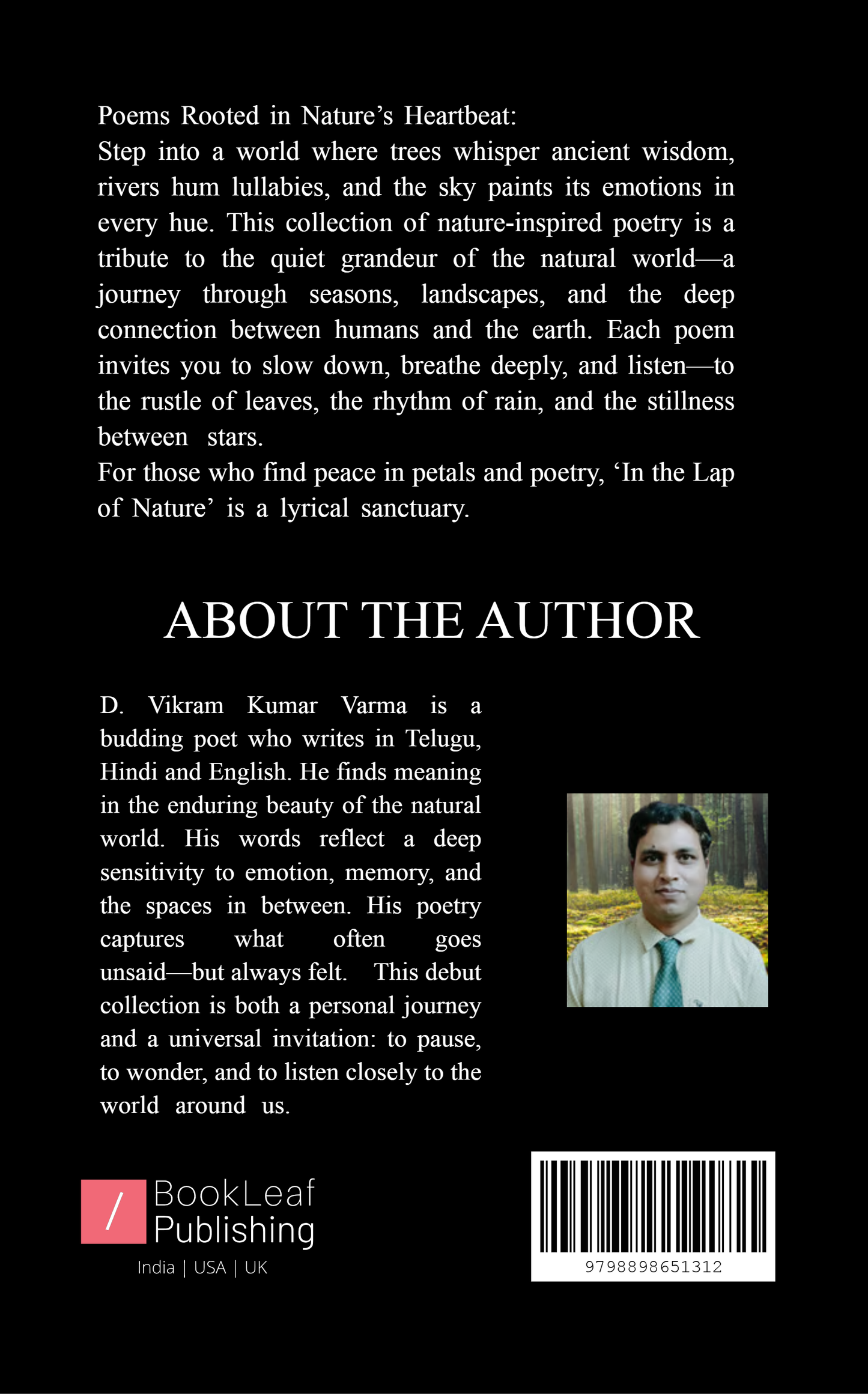 In the lap of Nature