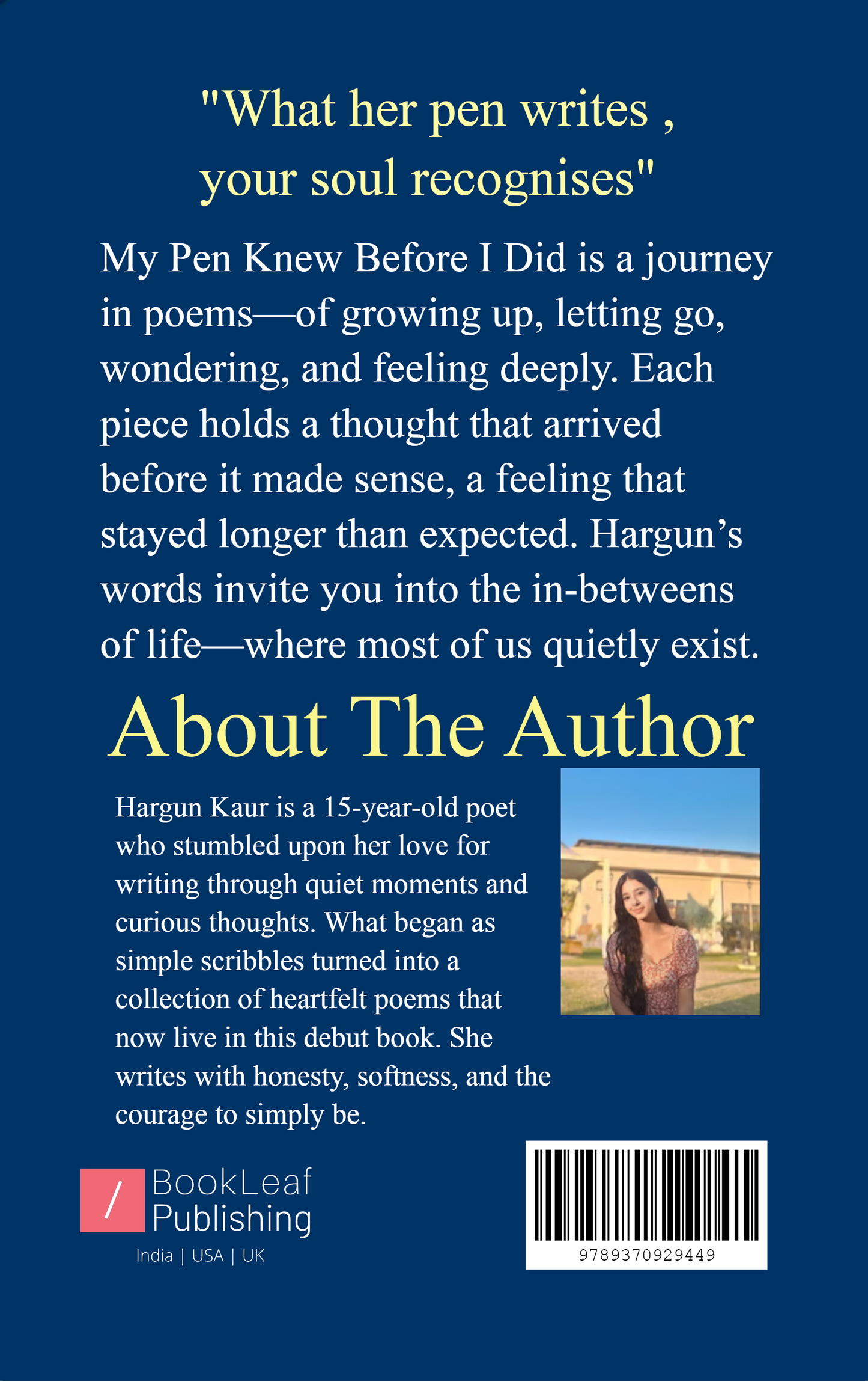 My Pen Knew Before I Did