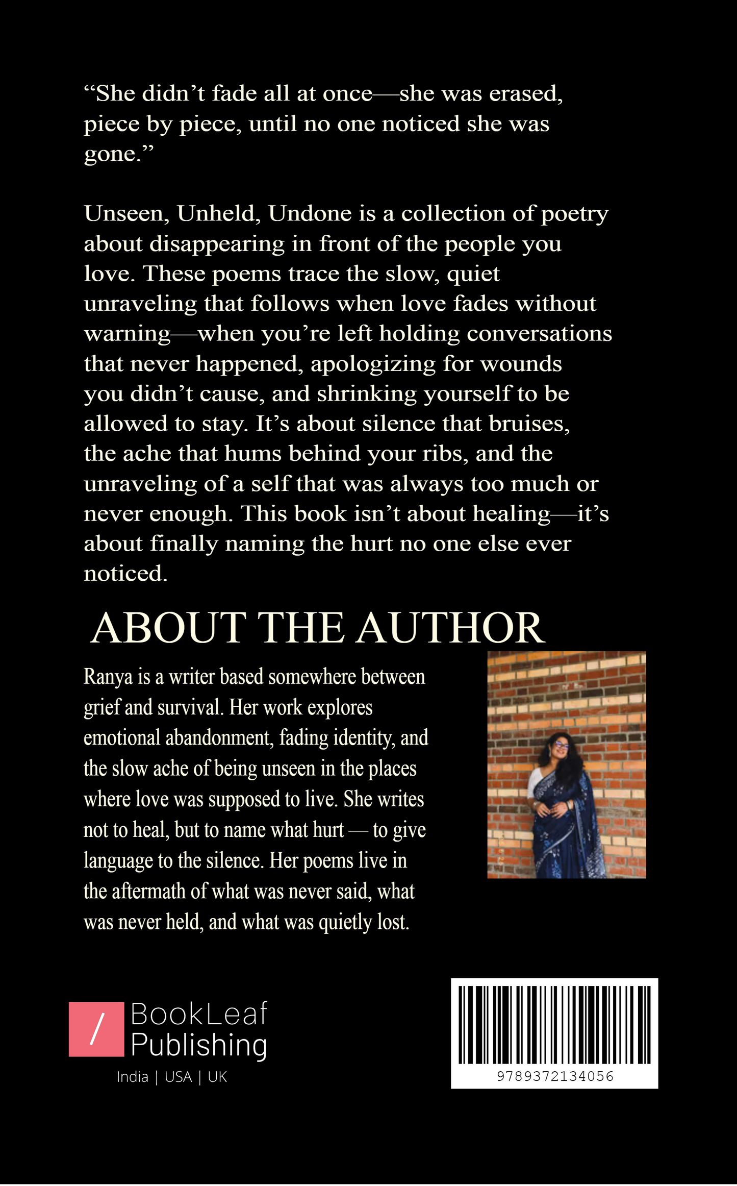 unseen, unheld, undone