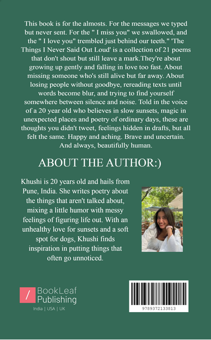 The Things I Never Said Out Loud