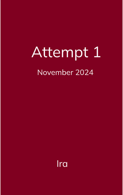 Attempt 1