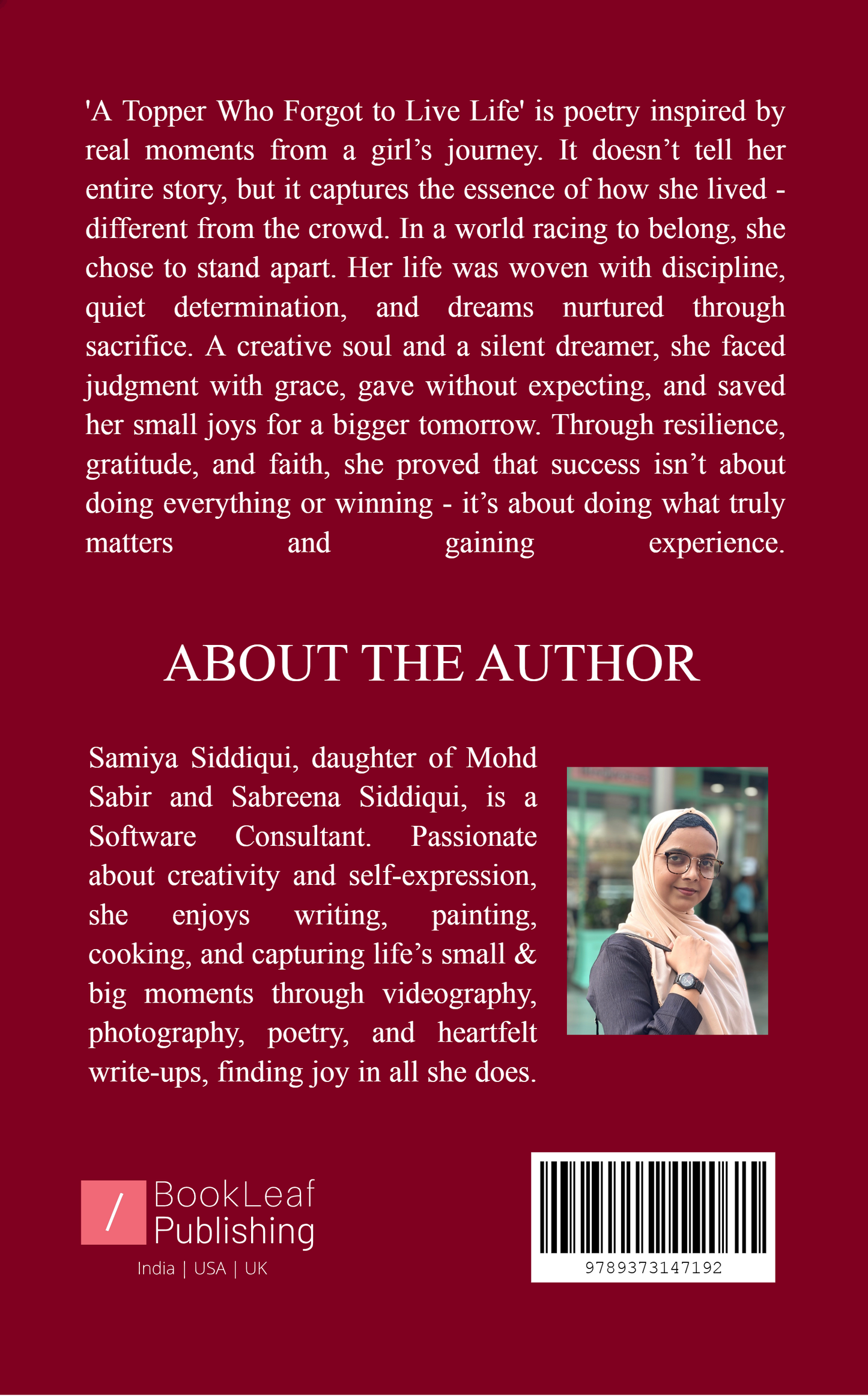 A Topper Who Forgot to Live Life