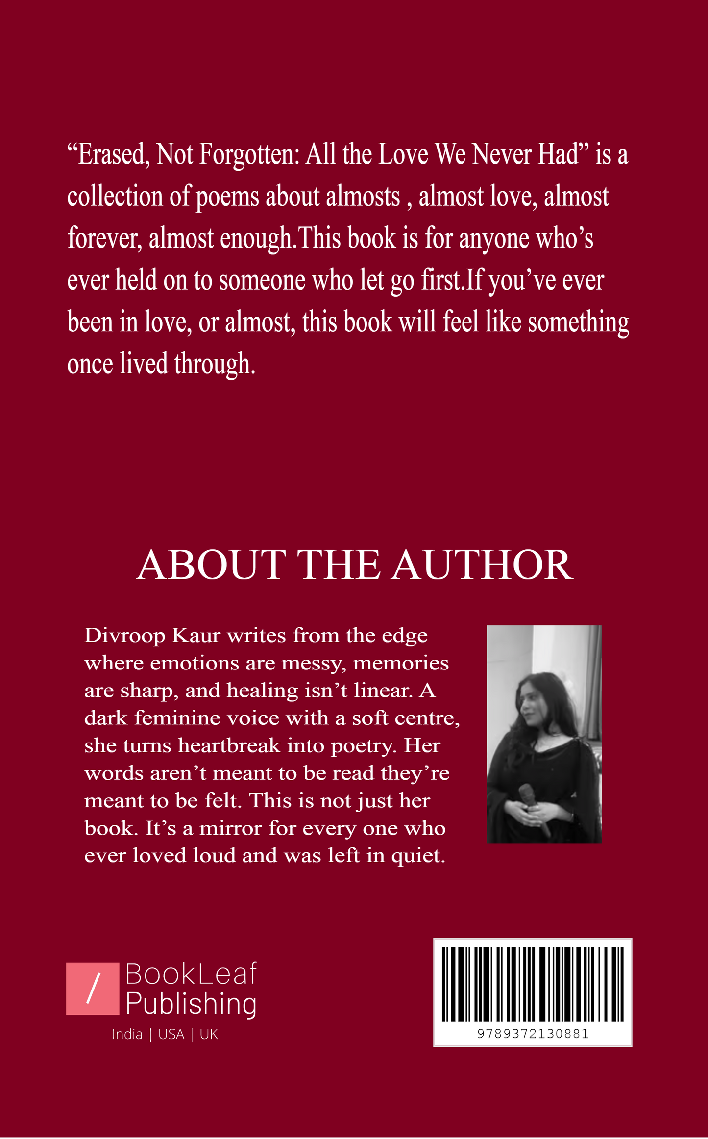 ERASED NOT FORGOTTEN