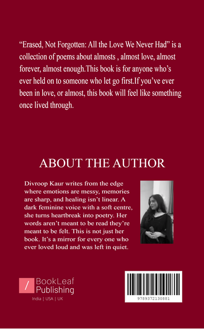 ERASED NOT FORGOTTEN