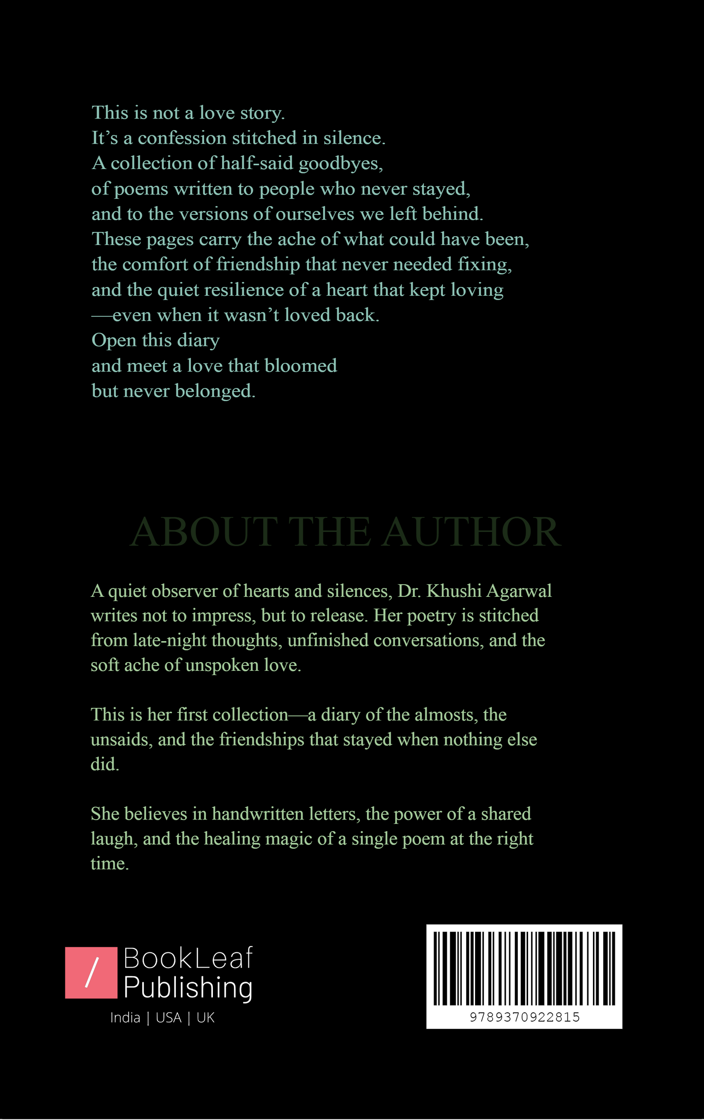 Diary of a Love That Never Was