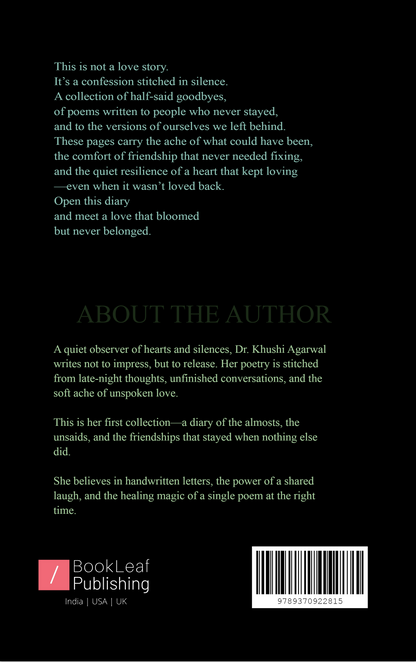 Diary of a Love That Never Was