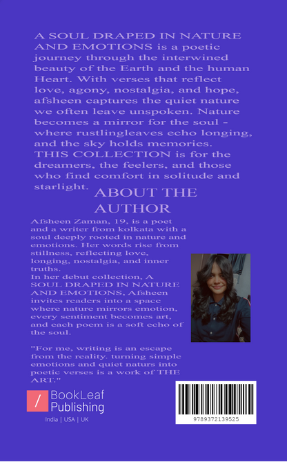 A soul draped in nature and emotions